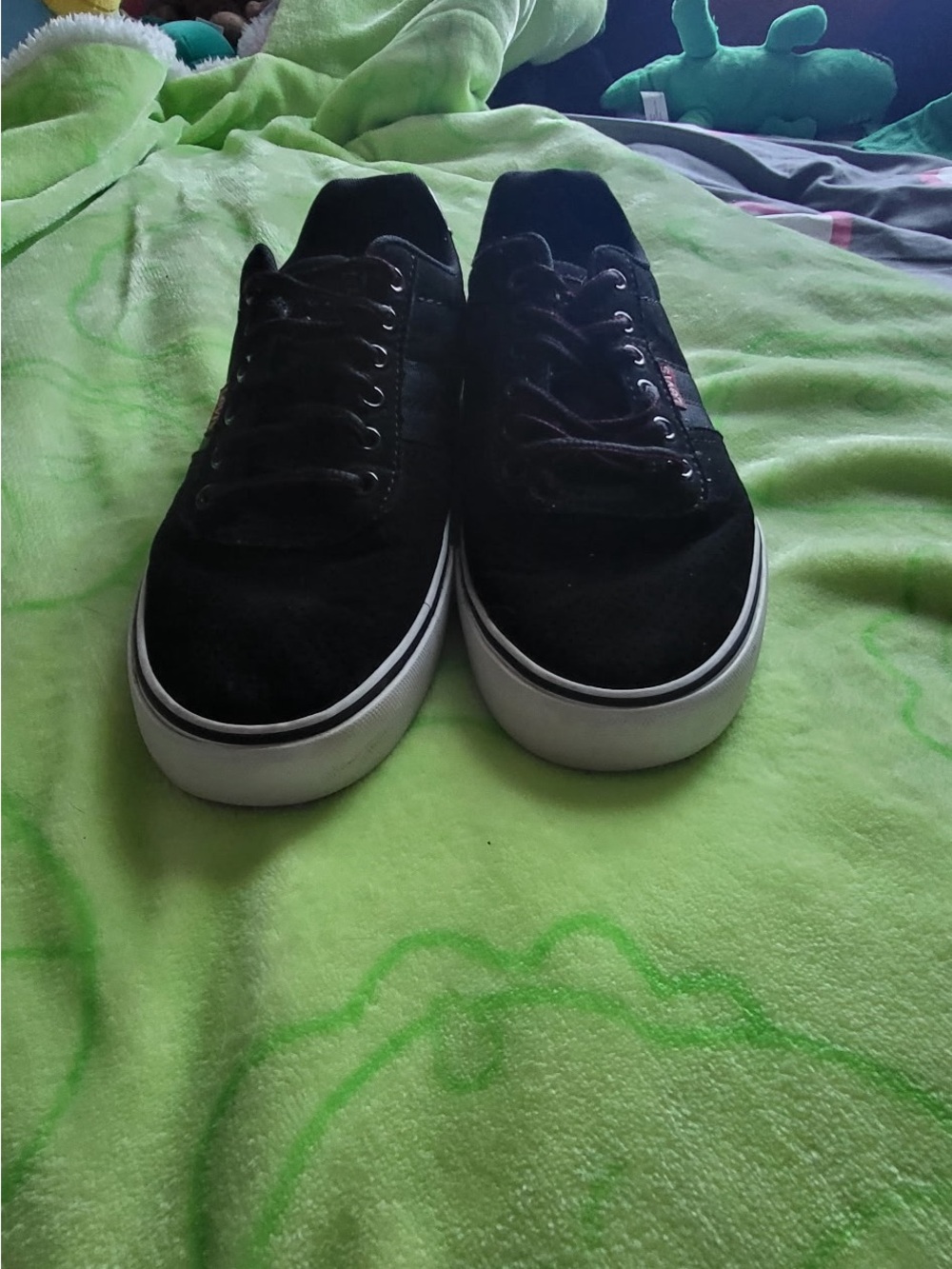 Levi's Black Low-Top Canvas Sneakers with White Soles